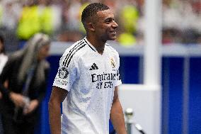 Spanish football La Liga match - Presentation of Real Madrid's new player Kilyan Mbappe