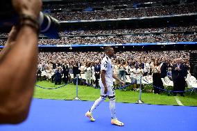 Spanish football La Liga match - Presentation of Real Madrid's new player Kilyan Mbappe