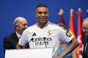 Spanish football La Liga match - Presentation of Real Madrid's new player Kilyan Mbappe
