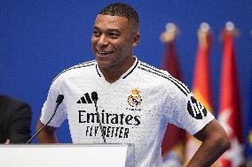 Spanish football La Liga match - Presentation of Real Madrid's new player Kilyan Mbappe