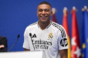 Spanish football La Liga match - Presentation of Real Madrid's new player Kilyan Mbappe