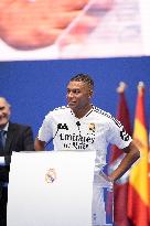 Spanish football La Liga match - Presentation of Real Madrid's new player Kilyan Mbappe