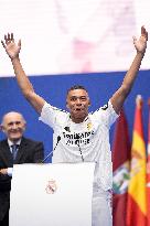 Spanish football La Liga match - Presentation of Real Madrid's new player Kilyan Mbappe