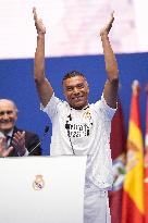 Spanish football La Liga match - Presentation of Real Madrid's new player Kilyan Mbappe