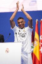 Spanish football La Liga match - Presentation of Real Madrid's new player Kilyan Mbappe
