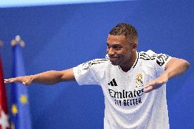 Spanish football La Liga match - Presentation of Real Madrid's new player Kilyan Mbappe