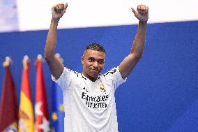 Spanish football La Liga match - Presentation of Real Madrid's new player Kilyan Mbappe