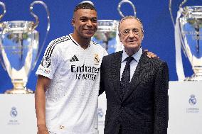 Spanish football La Liga match - Presentation of Real Madrid's new player Kilyan Mbappe