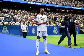 Spanish football La Liga match - Presentation of Real Madrid's new player Kilyan Mbappe