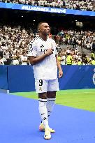 Spanish football La Liga match - Presentation of Real Madrid's new player Kilyan Mbappe