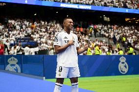 Spanish football La Liga match - Presentation of Real Madrid's new player Kilyan Mbappe