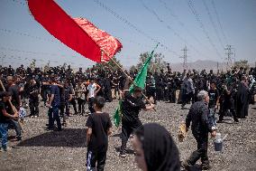 Iran's Shiite Muslims Commemorate The Mourning Day Of Ashoura