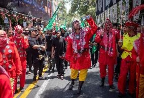 Iran's Shiite Muslims Commemorate The Mourning Day Of Ashoura