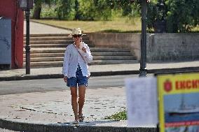 Hot weather in Odesa