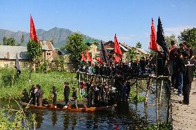 Muharram Procession On Boats In Kashmir