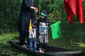 Muharram Procession On Boats In Kashmir