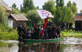 Muharram Procession On Boats In Kashmir