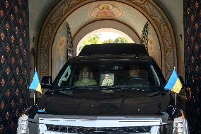 Funeral Ceremony For Mykola Kokhanivskyi, Commander Of The OUN (Organisation Of Ukrainian Nationalists) Volunteer Battalion,  In