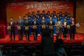 Hong Kong Send-off Ceremony And Press Briefing For Young Astronaut Training Camp