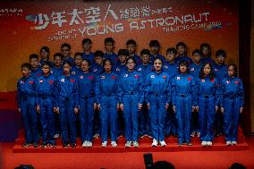 Hong Kong Send-off Ceremony And Press Briefing For Young Astronaut Training Camp