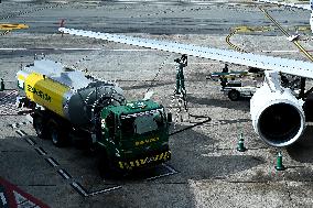 Brazilian Airlines At Congonhas Airport In The State Of São Paulo Brazil.