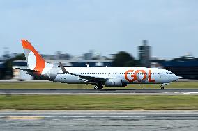 Brazilian Airlines At Congonhas Airport In The State Of São Paulo Brazil.