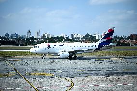 Brazilian Airlines At Congonhas Airport In The State Of São Paulo Brazil.