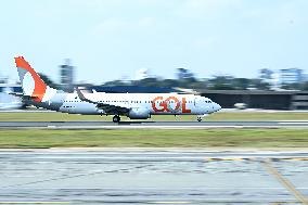 Brazilian Airlines At Congonhas Airport In The State Of São Paulo Brazil.