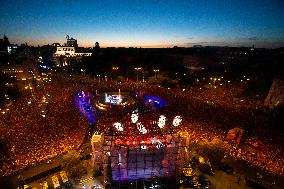 The Celebration Of The Eurocup In Madrid. UEFA EURO 2024