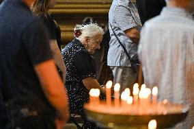 Ashes of UPA commander Yevhen Shtendera buried in Lviv