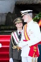 Royals Preside Over The Ceremony Of Delivery Of Royal Dispatches To The New Navy Officers In Marin