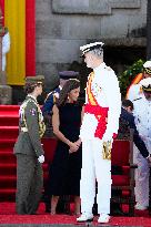 Royals Preside Over The Ceremony Of Delivery Of Royal Dispatches To The New Navy Officers In Marin