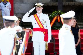 Royals Preside Over The Ceremony Of Delivery Of Royal Dispatches To The New Navy Officers In Marin