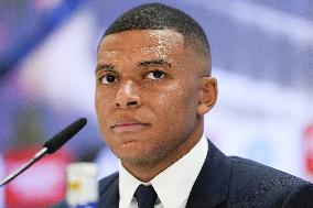 Spanish football La Liga match - Presentation of Real Madrid's new player Kilyan Mbappe