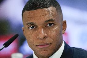 Spanish football La Liga match - Presentation of Real Madrid's new player Kilyan Mbappe