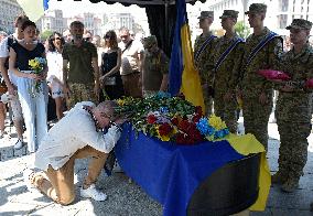 Memorial service for OUN battalion commander Mykola Kokhanivskyi in Kyiv