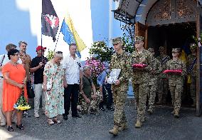 Memorial service for OUN battalion commander Mykola Kokhanivskyi in Kyiv