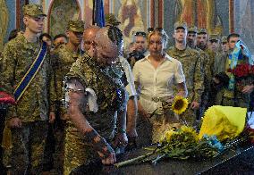 Memorial service for OUN battalion commander Mykola Kokhanivskyi in Kyiv