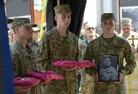 Memorial service for OUN battalion commander Mykola Kokhanivskyi in Kyiv