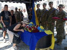 Memorial service for OUN battalion commander Mykola Kokhanivskyi in Kyiv