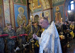 Memorial service for OUN battalion commander Mykola Kokhanivskyi in Kyiv