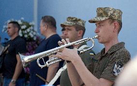 Memorial service for OUN battalion commander Mykola Kokhanivskyi in Kyiv