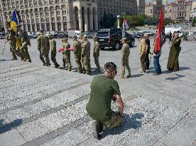 Memorial service for OUN battalion commander Mykola Kokhanivskyi in Kyiv