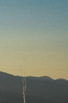 ISRAEL-UPPER GALILEE-MISSILES-INTERCEPTION