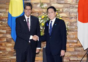 Japan, Palau leaders' talks