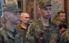 Memorial service for OUN battalion commander Mykola Kokhanivskyi in Kyiv