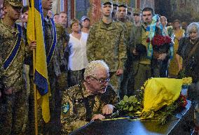 Memorial service for OUN battalion commander Mykola Kokhanivskyi in Kyiv