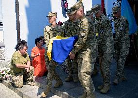 Memorial service for OUN battalion commander Mykola Kokhanivskyi in Kyiv