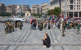 Memorial service for OUN battalion commander Mykola Kokhanivskyi in Kyiv