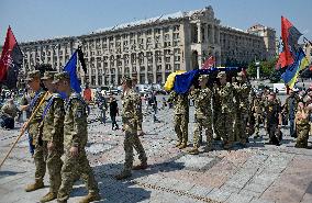 Memorial service for OUN battalion commander Mykola Kokhanivskyi in Kyiv